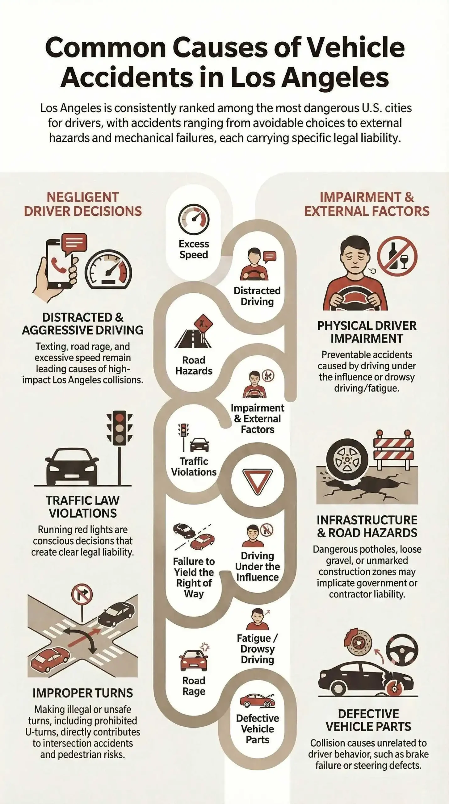 Common Causes Of Vehicle Accidents In Los Angeles